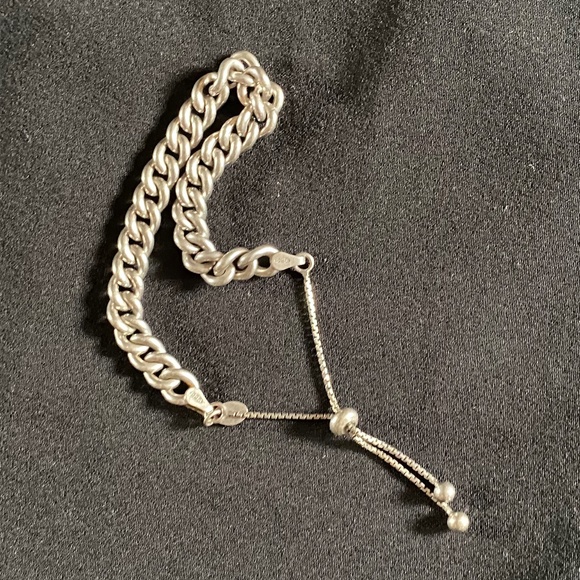 Adjustable Silver Bracelet - Picture 3 of 6